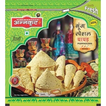 Annakoot Moong Special Papad 400gm
